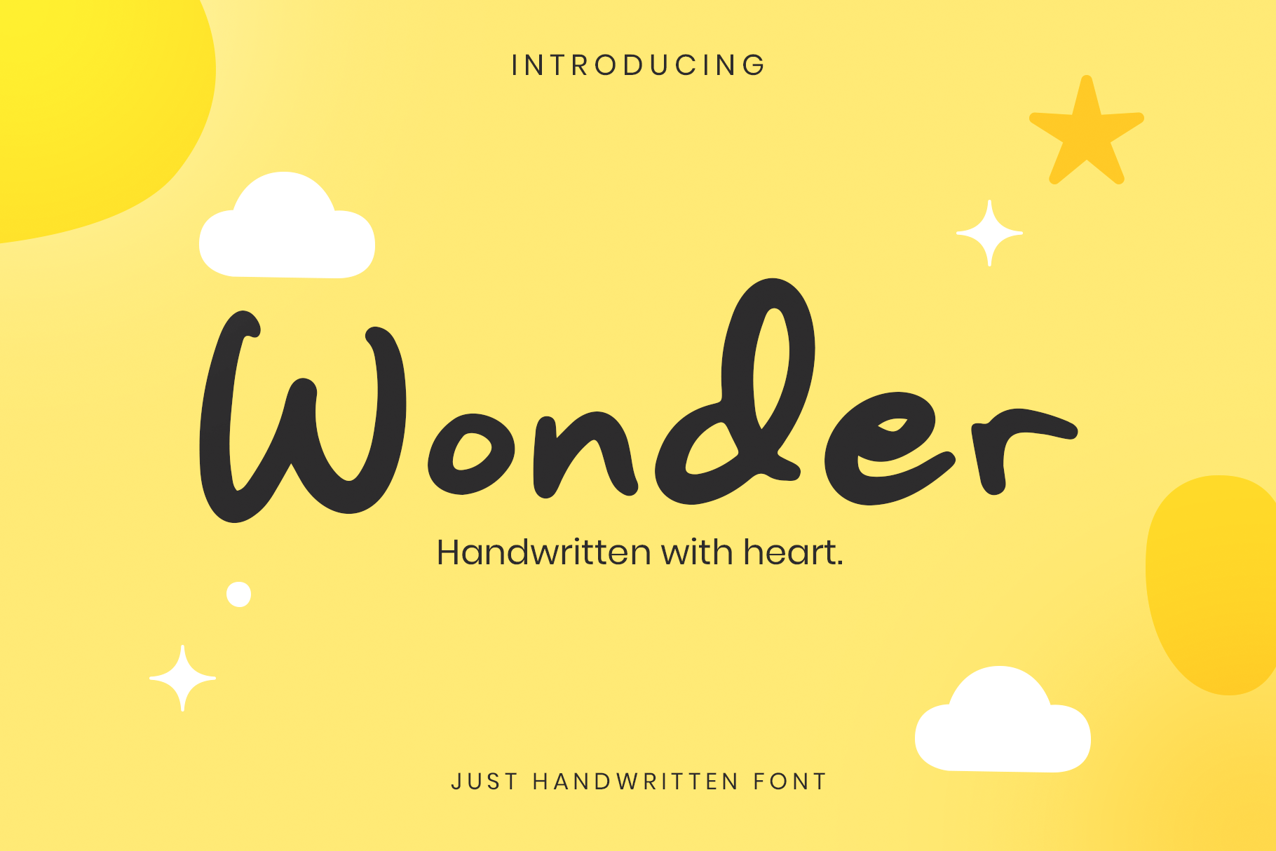 Wonder handwriting font preview