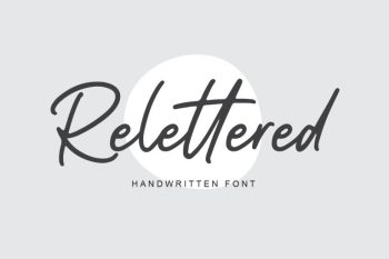 Cover of Relettered Handwritten font